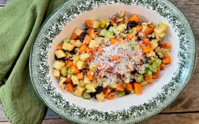 Crunchy Apple Salad With Manchego Cheese