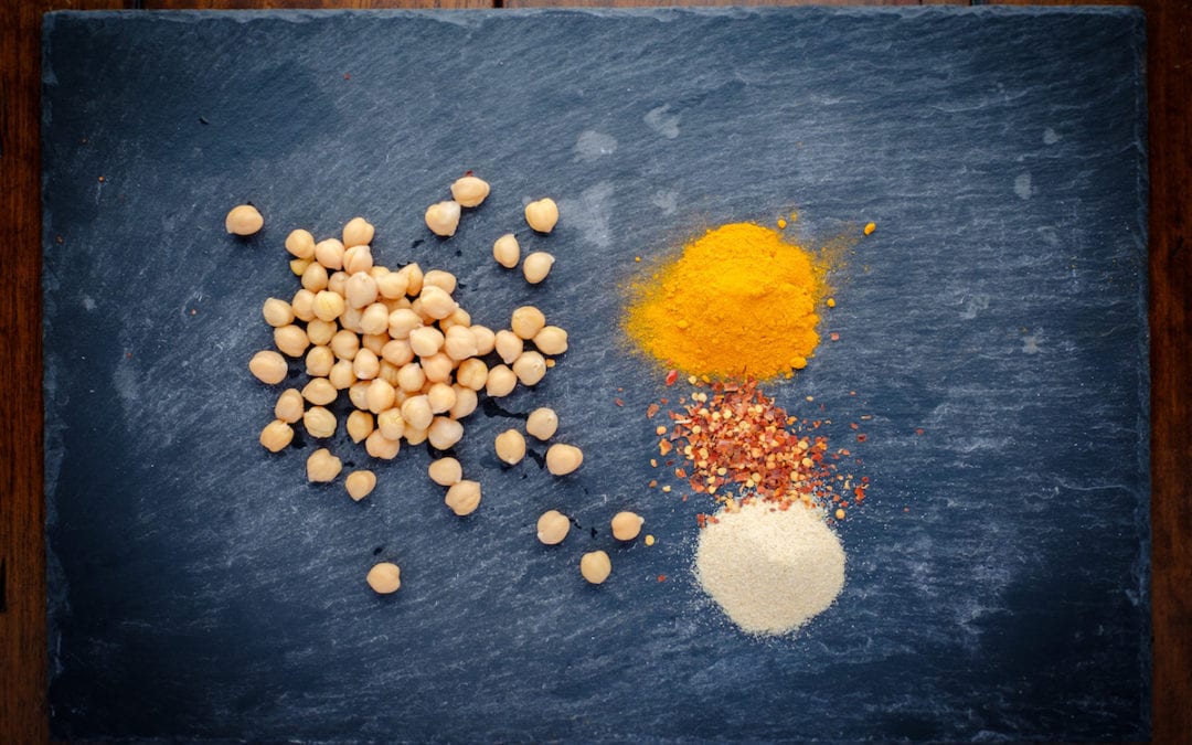 Fried Chickpeas with Turmeric