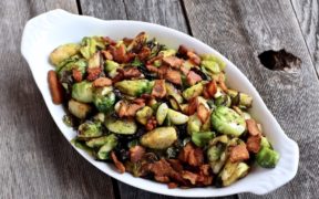Sautéed Brussels Sprouts With Bacon