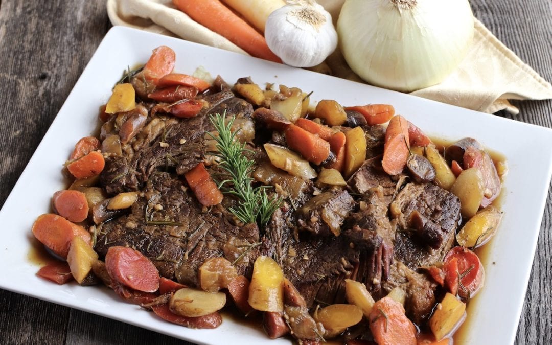 Beef Broth Dutch Oven Pot Roast With Carrots And Potatoes Pressure