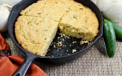 Cheesy Cornbread with Jalapeños