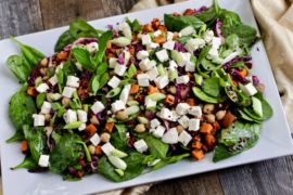 Sweet Potato and Quinoa Bowl with Feta and Mint