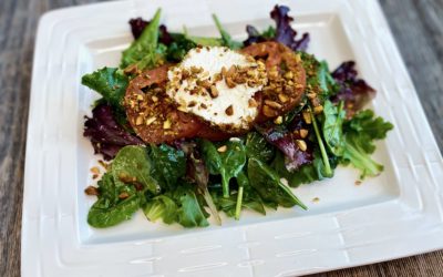 Goat Cheese and Pistachio Salad