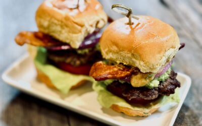 Smash Burger Sliders With Bacon and Avocado