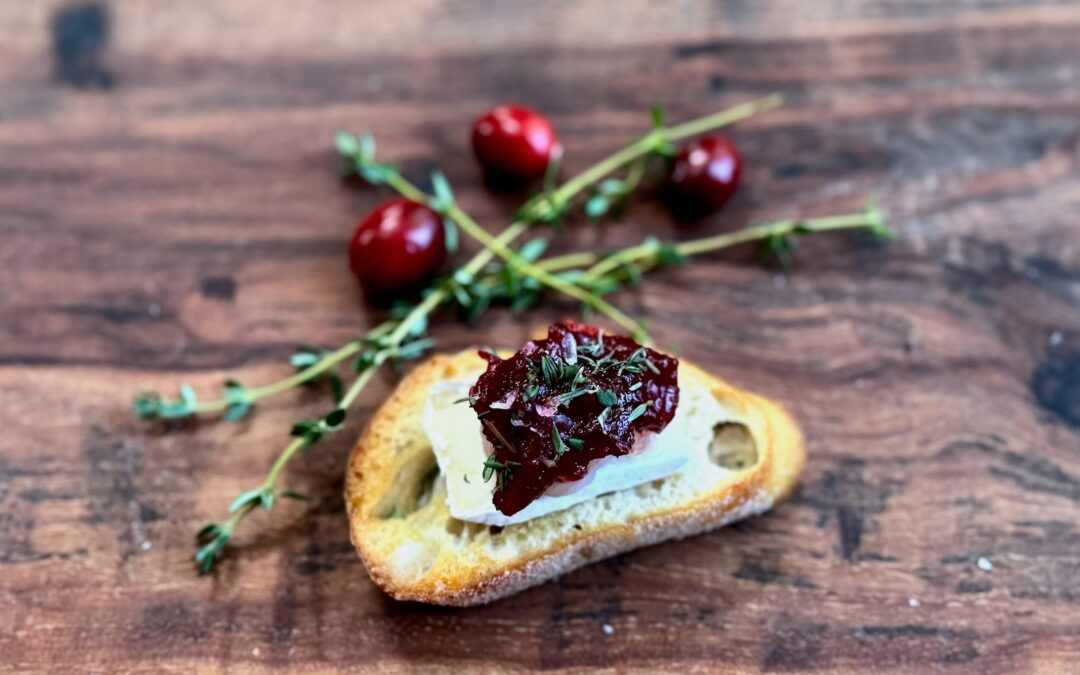 Shrimp and Cranberry Crostini