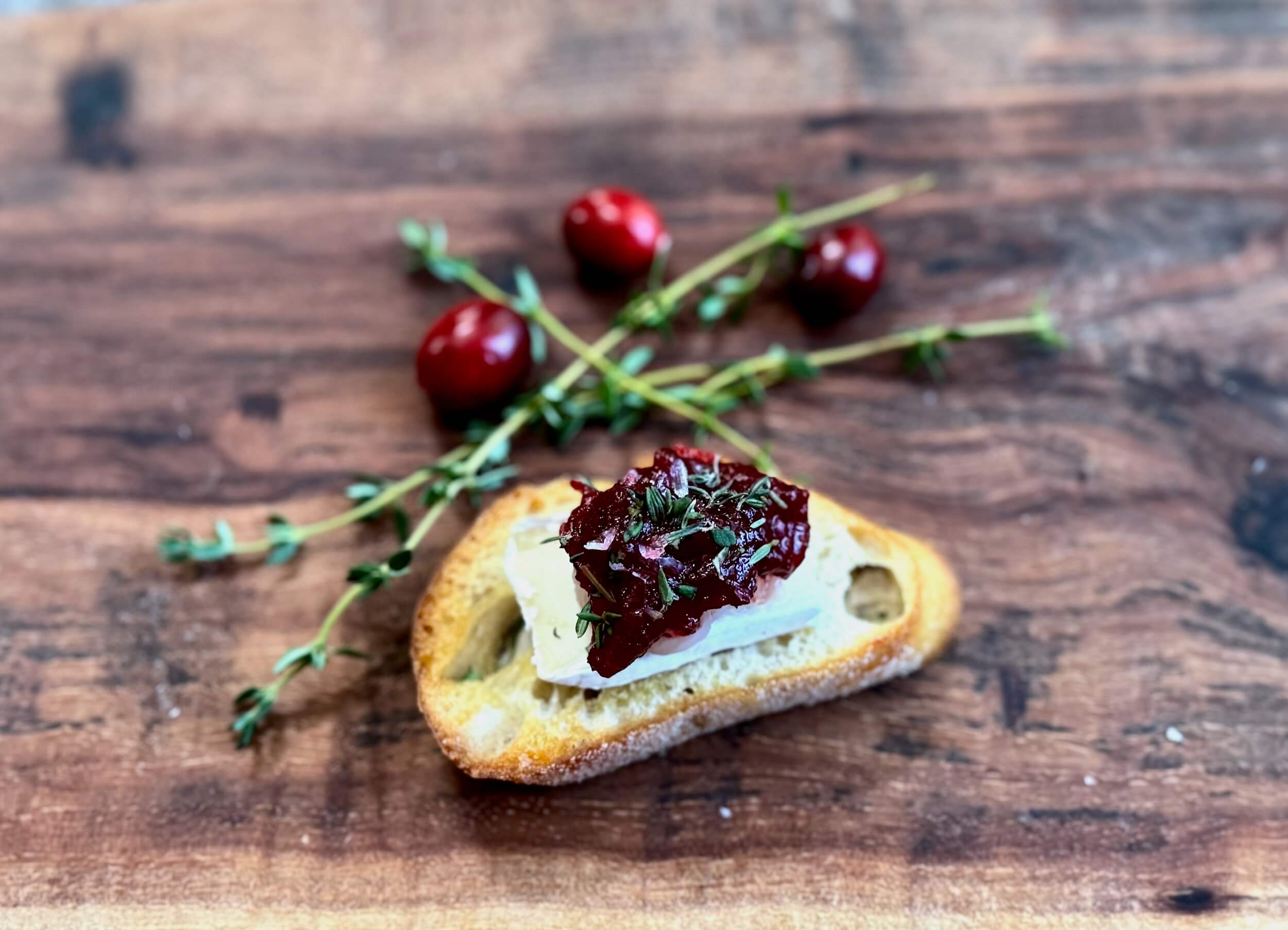 Life At The Table Shrimp and Cranberry Crostini - Life At The Table