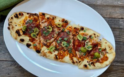 Grilled Flatbread: A Bold Mediterranean Inspired Meal