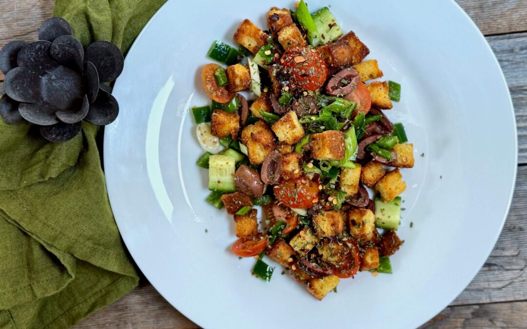 Cornbread Panzanella Salad