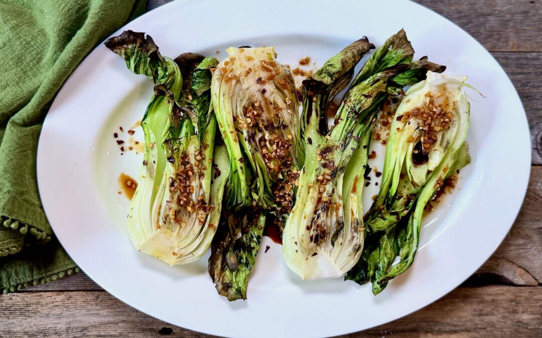 Grilled Baby Bok Choy