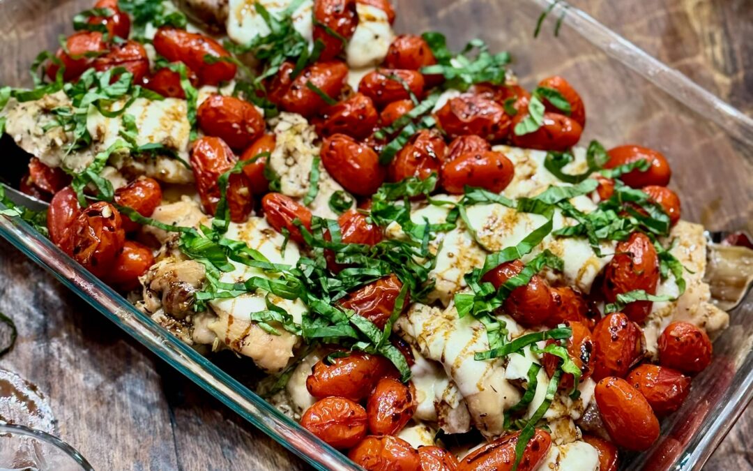 Caprese-Style Sheet Pan Chicken