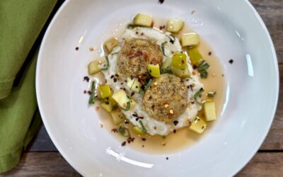 Cider-Glazed Turkey Meatballs With Apples